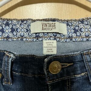 Vintage America Women's Blue Jeans